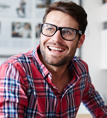 Man with healthy smile